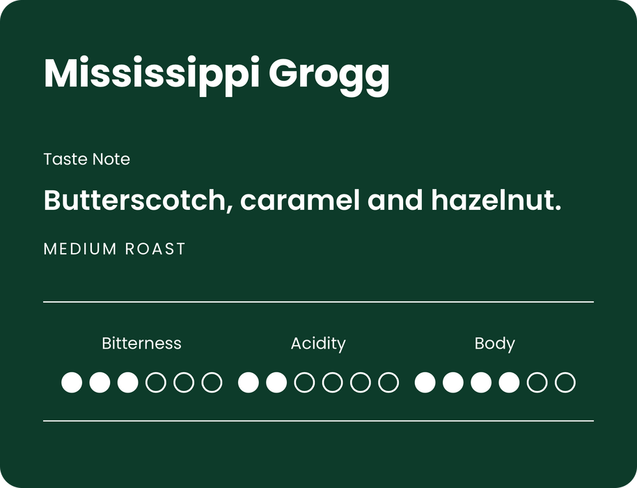 Mississippi Grogg Decaf Beans