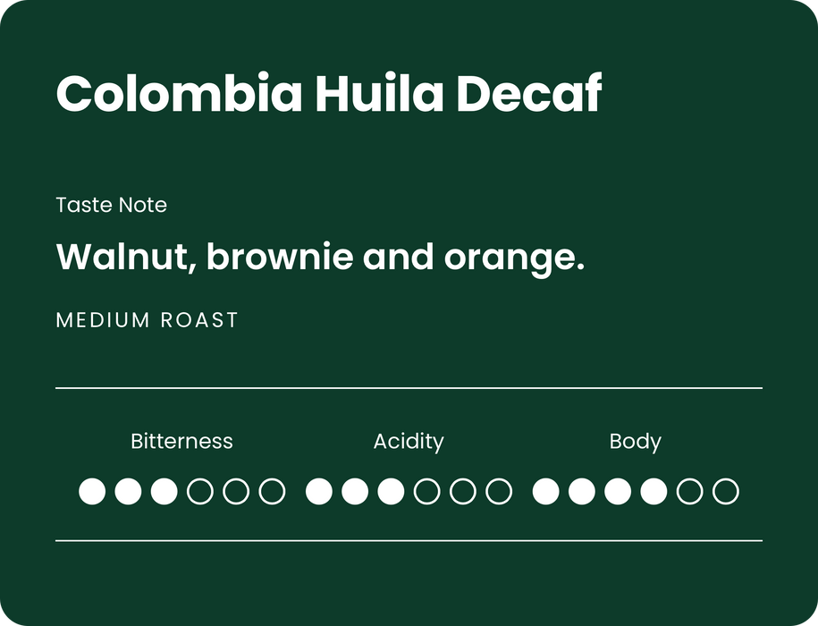 Colombia Huila Decaf